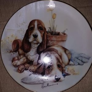 LIL Gardeners Puppy Pals Collectors Plate